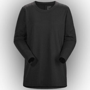Arcteryx Lumin Swing Top Sz XS in Black Relaxed Fit Base Layer